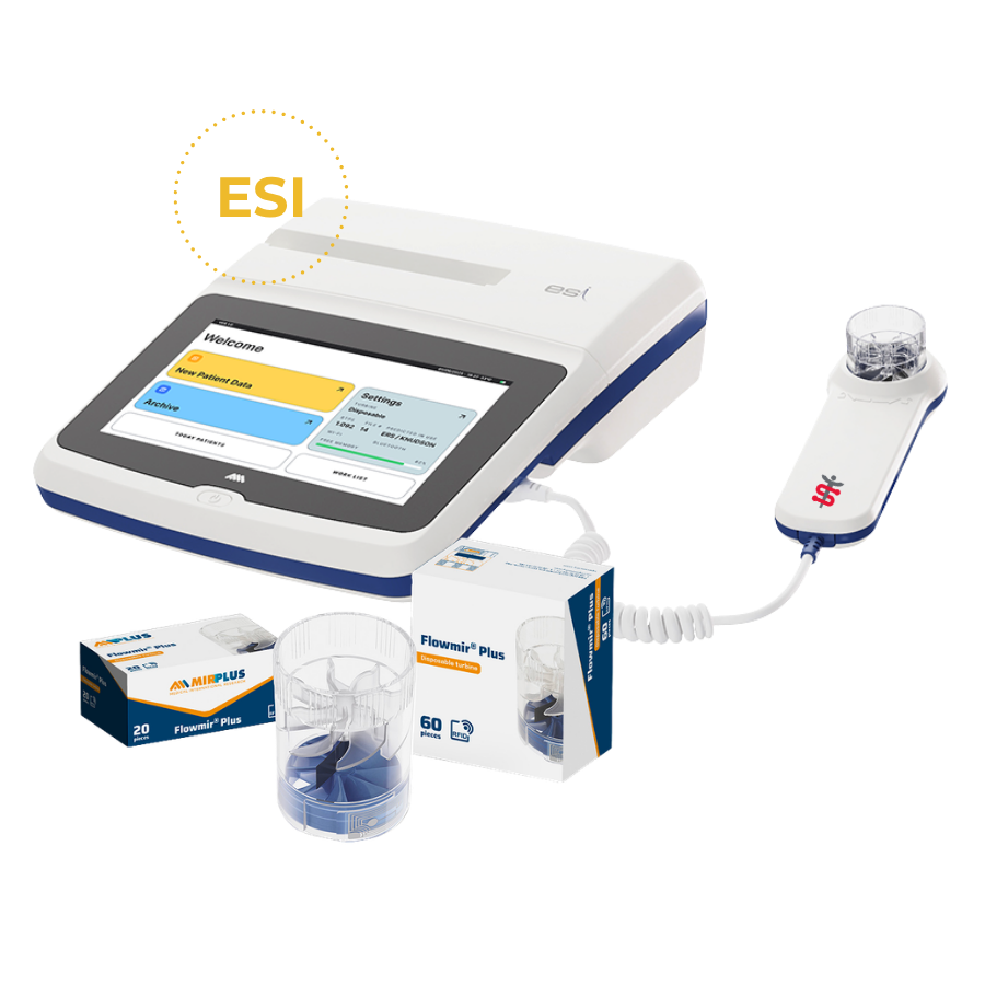 MIR Spirolab Plus ESI με τουρμπίνες FlowMIR Plus